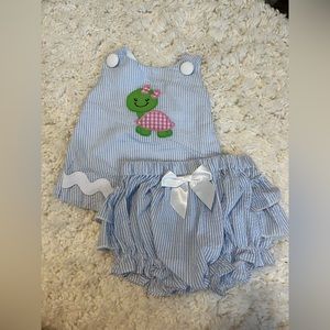 Lil Cactus 2T Seersucker Set